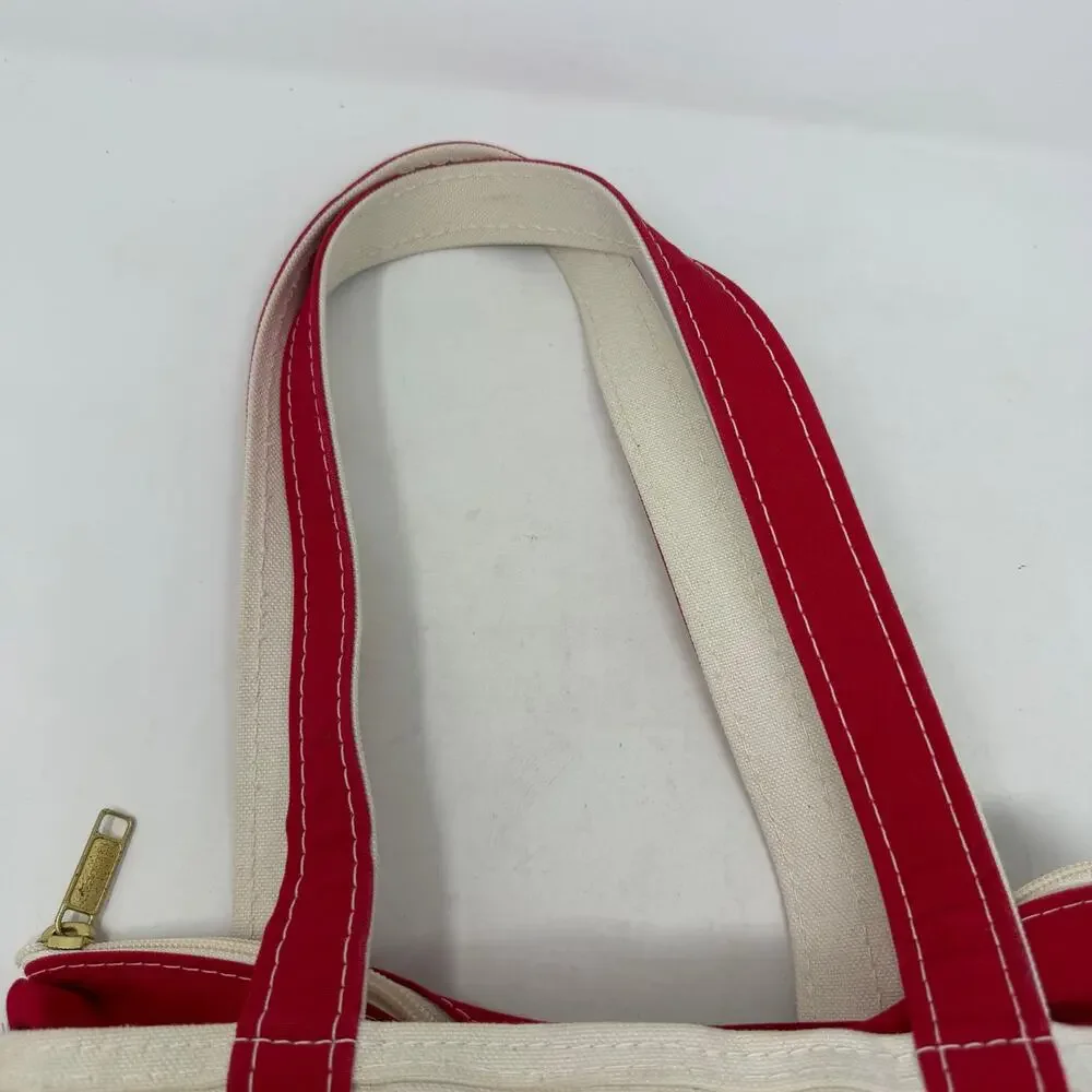 Vintage L.L. Bean ''Slay'' Zip Top Tote Bag (12 x 10)